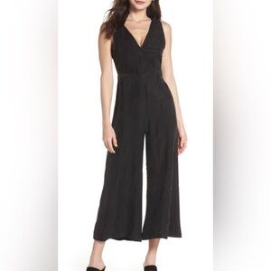 Knot sisters birdie jumpsuit in black NWT | size Large